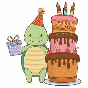 داستان جشن تولد خوب! جشن تولد آقا لاک پشته