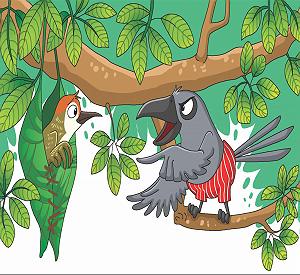 مونولوگ زیبای کلاغ پیر قصه کودکانه ی توتو